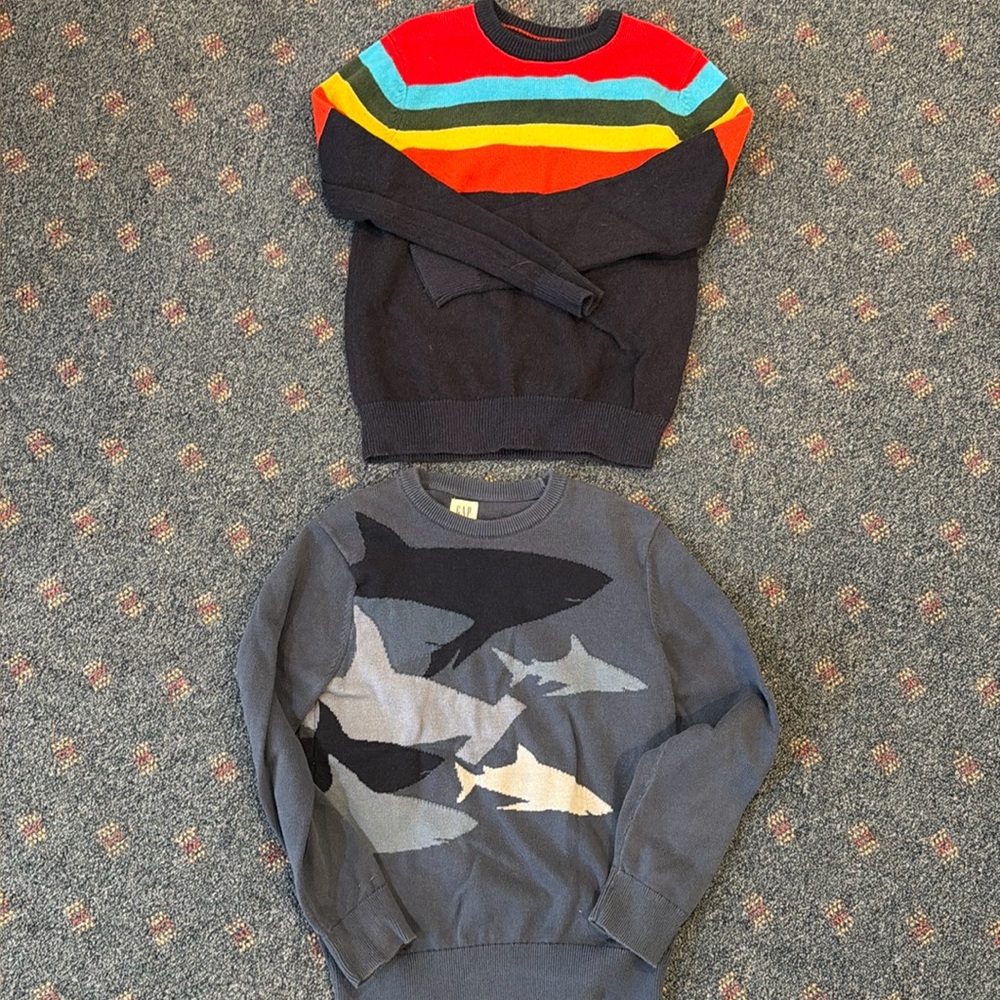Bundle of 2 GAP kids size L boys sweaters
